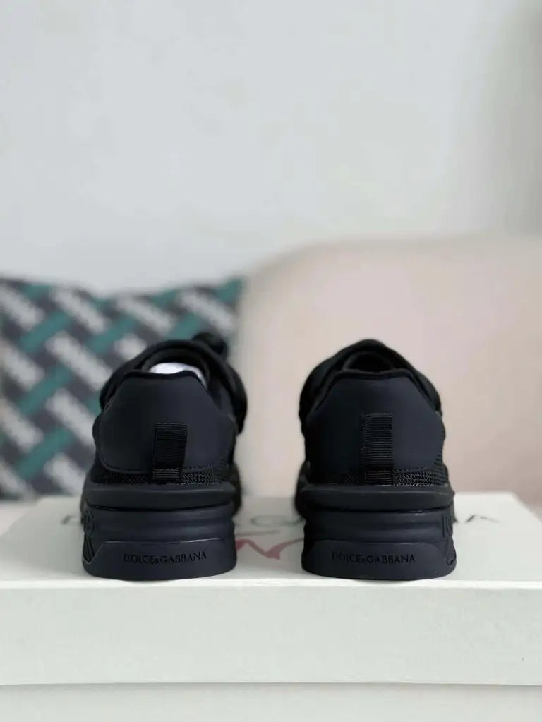 Dolce & Gabbana Space Sneaker – All-Black Technical Mesh