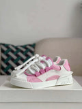 Dolce & Gabbana Space Sneaker – White & Pink Technical Mesh