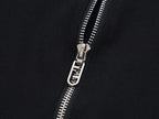 Fendi Roma Logo Striped Tracksuit Set - Black Technical Knit Zip Jacket & Pants
