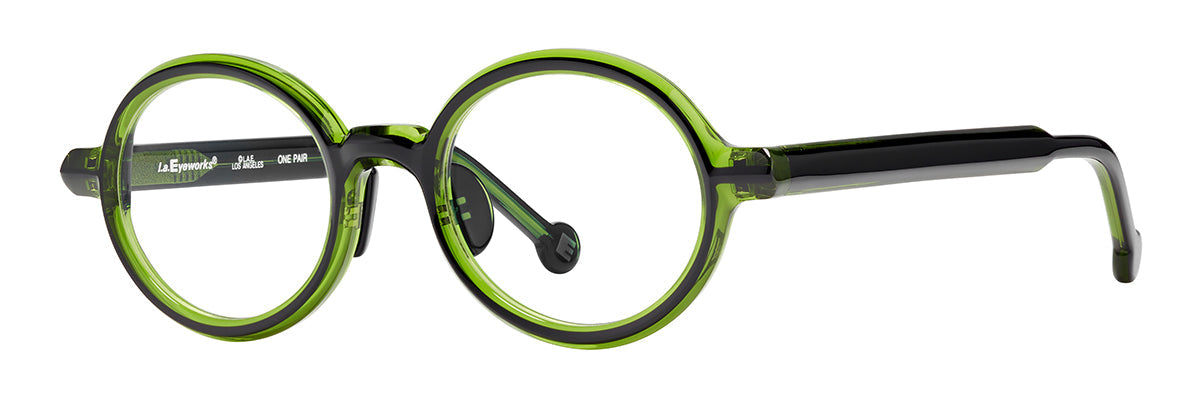l.a. Eyeworks GIBBOUS Eyeglasses