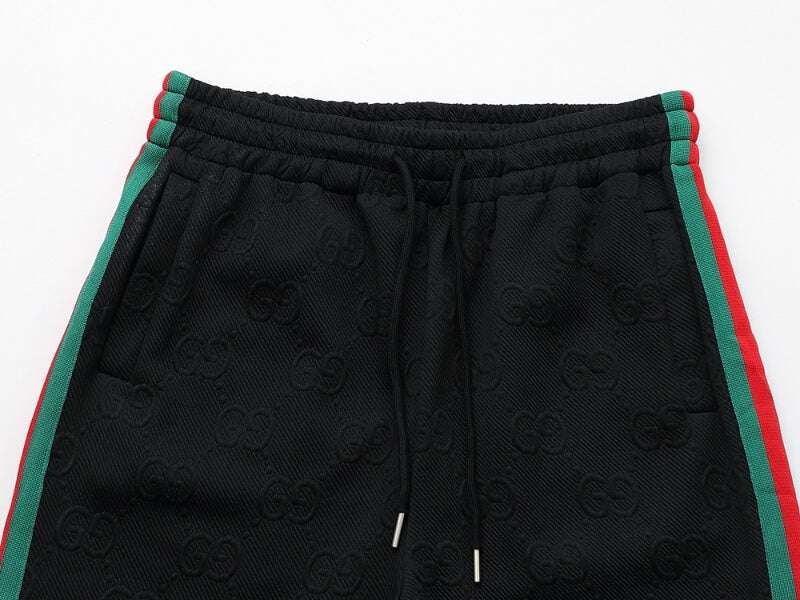 Gucci GG Monogram Embossed Tracksuit Black Web Stripe
