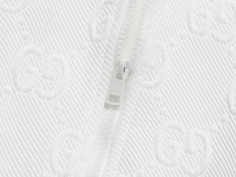 Gucci GG Monogram Embossed Tracksuit White Web Stripe
