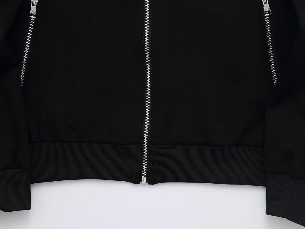 Gucci GG Supreme Color-Block Tracksuit - Black Jersey Zip Jacket & Jogger Set