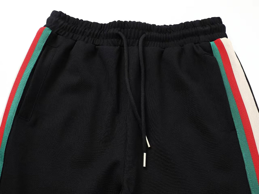 Gucci Interlocking G Web Stripe Tracksuit Black Technical Jersey