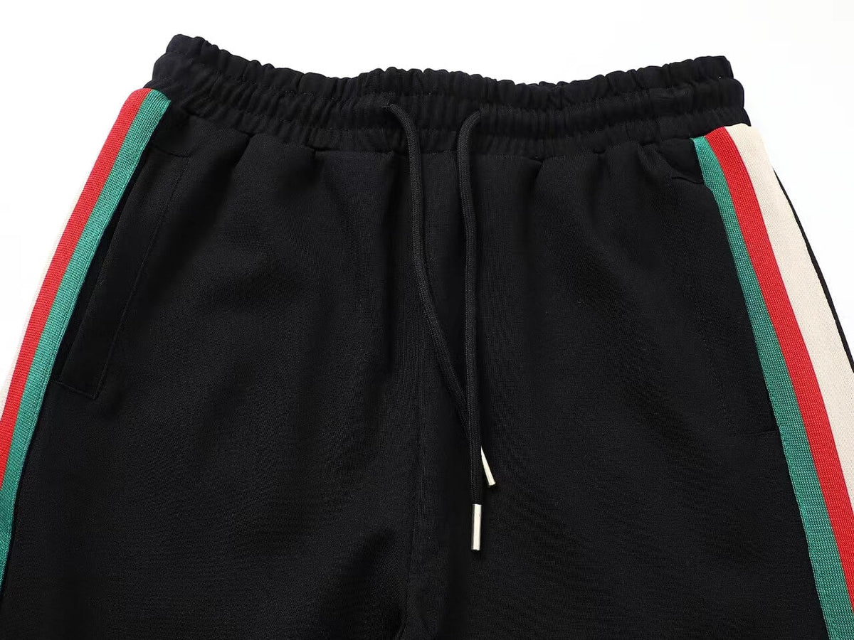 Gucci Interlocking G Web Stripe Tracksuit Black Technical Jersey