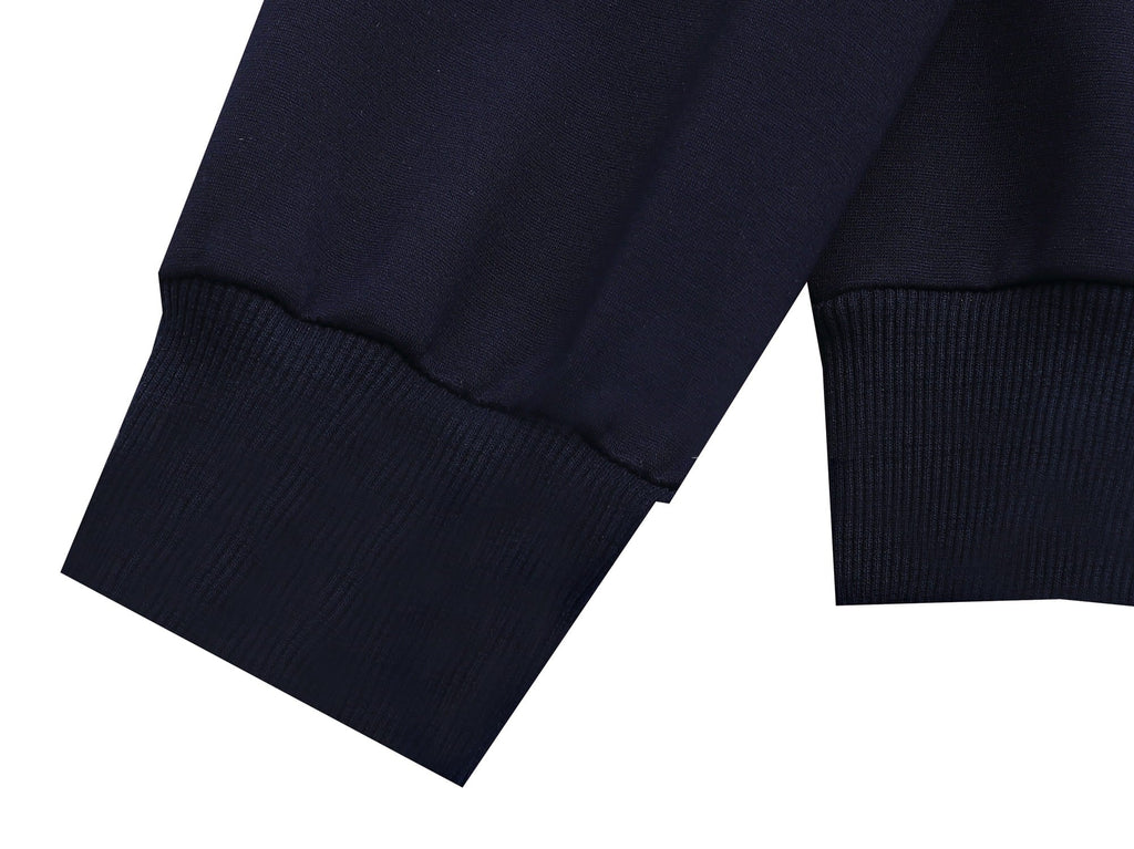 Gucci Web Stripe Tracksuit Set - Navy Blue Technical Knit Zip Jacket & Pants