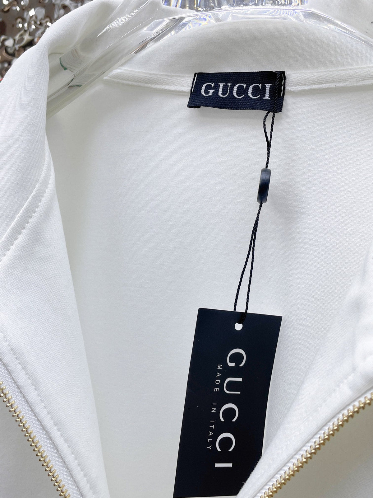 Gucci Web Stripe Technical Jersey Tracksuit White