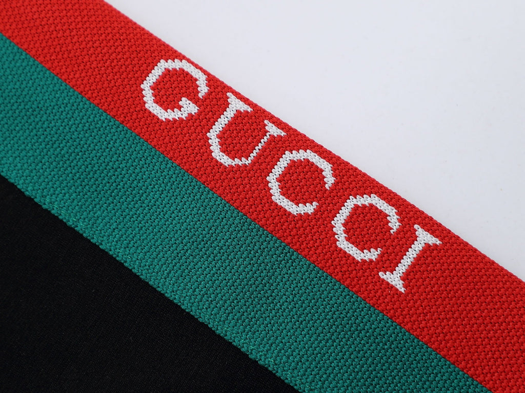 Gucci Web Stripe Tracksuit Set - Black Technical Knit Zip Jacket & Pants