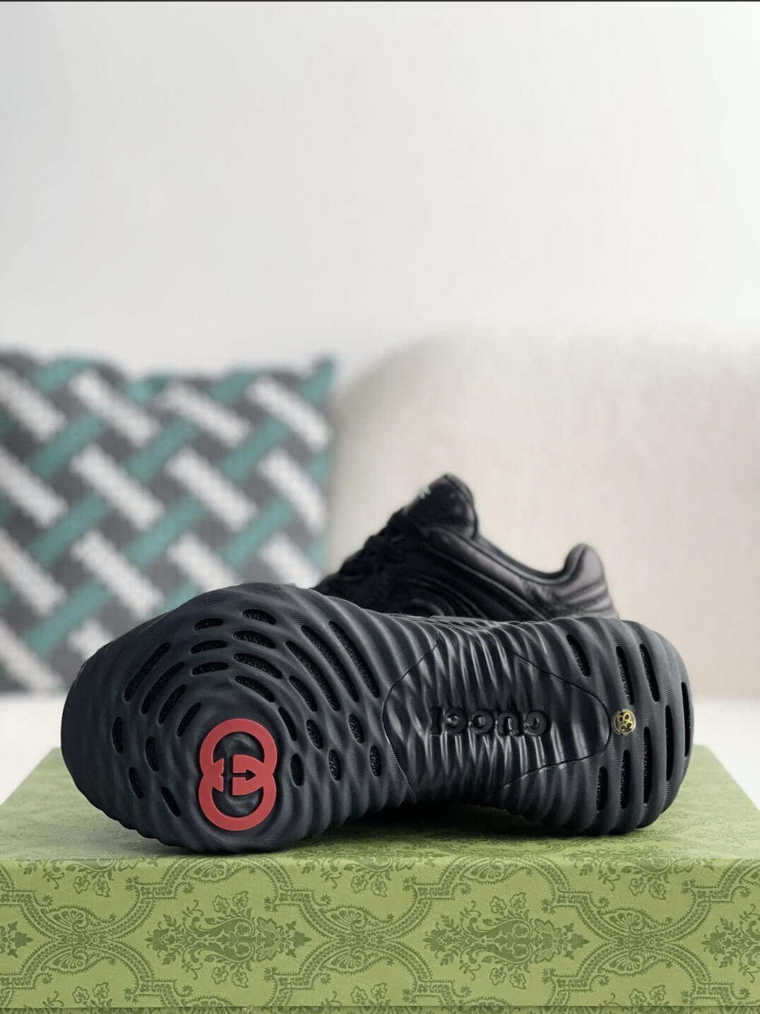 Gucci GG Runner Sneaker – Black Quilted Leather & Mesh