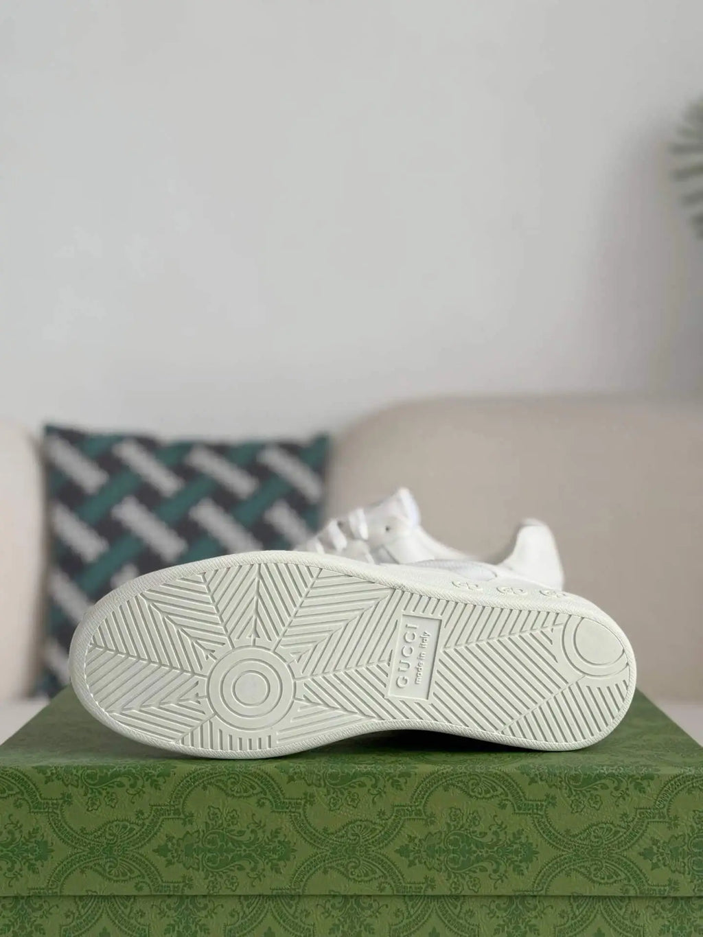 Gucci Mac80 Sneaker – All-White Leather & Mesh