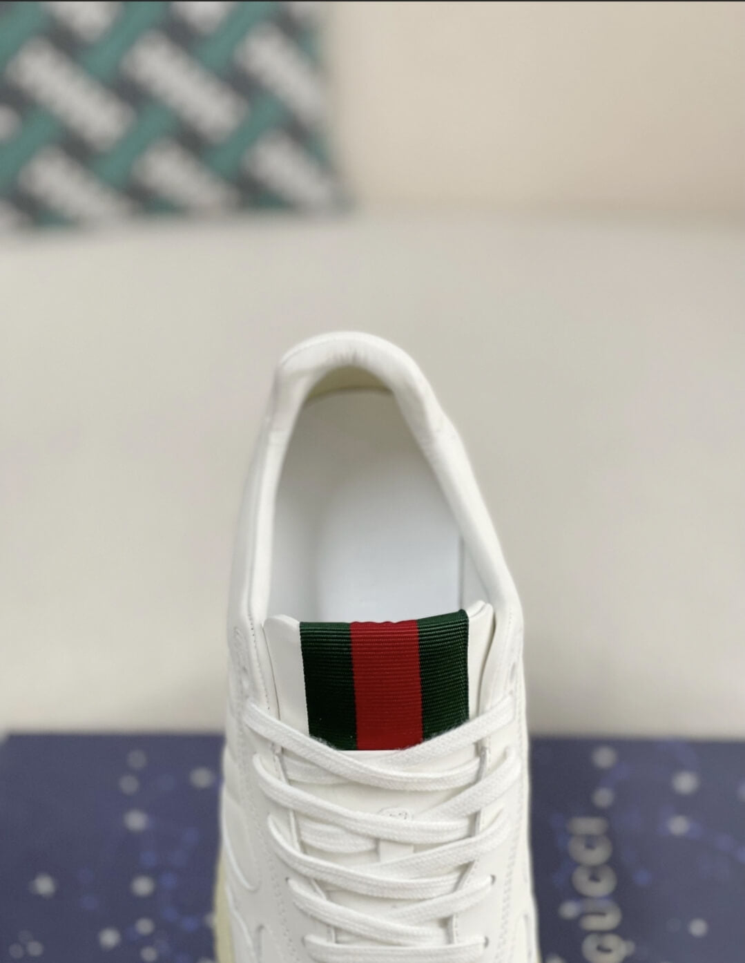 Gucci Mac80 Sneaker – White Leather & Off-White Sole