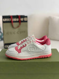 Gucci Re-Web Sneaker – White & Pink Leather Mesh