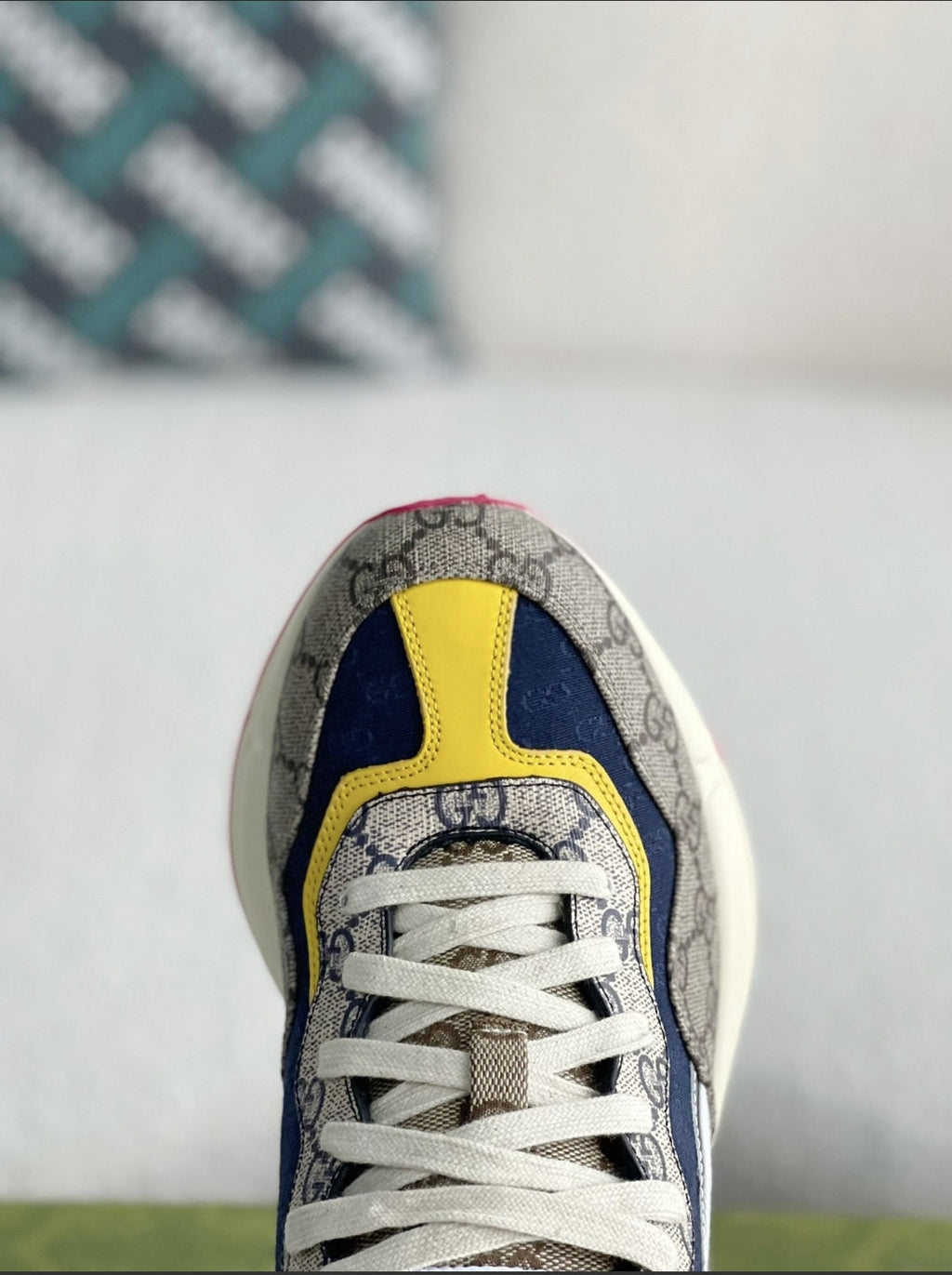 Gucci Rhyton Sneaker – Multicolor GG Supreme & White Mini GG Canvas