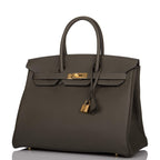 Hermes Vert de Gris Togo Birkin 35cm Gold Hardware