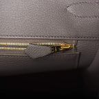 Hermes Birkin 35 Etain Togo Gold Hardware