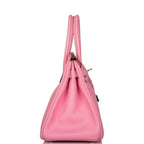 Hermes Birkin 30 Bubblegum 5P Epsom Palladium Hardware