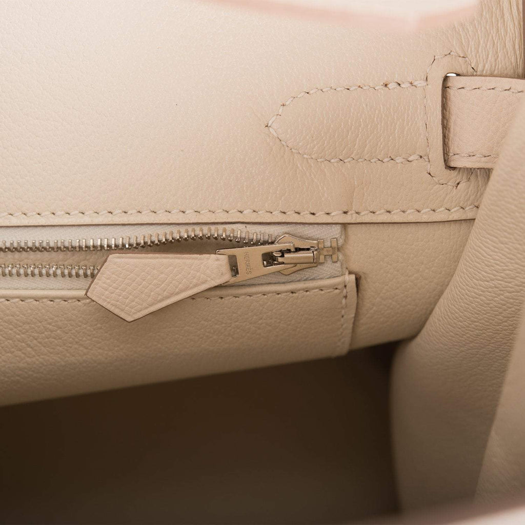 Hermes Craie Epsom Birkin 30cm Palladium Hardware