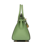 Hermes Birkin Sellier 25 Vert Criquet Epsom Gold Hardware