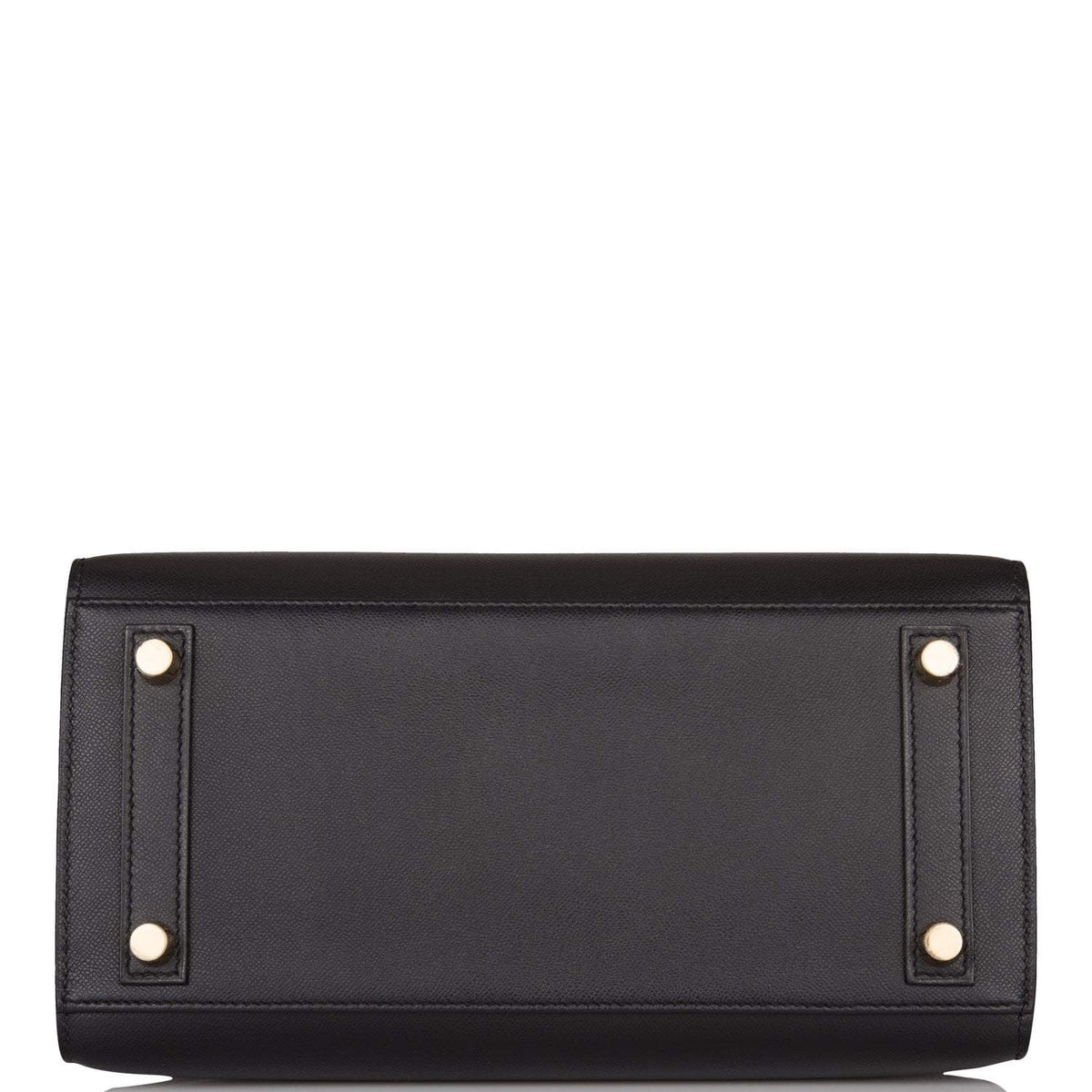Hermes Black Veau Madame Sellier Birkin 25cm Gold Hardware