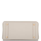 Hermes Gris Perle Togo Birkin 30cm Gold Hardware