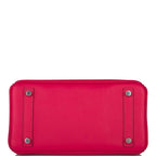 Hermes Birkin 25 Framboise Swift Palladium Hardware