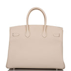 Hermes Craie Epsom Birkin 35cm Palladium Hardware