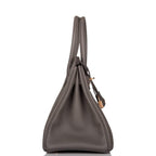 Hermes Etain Togo Birkin 30cm Rose Gold Hardware