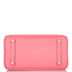 Hermes Birkin 25 Rose D'Ete Swift Palladium Hardware