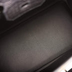 Hermes Birkin 30cm Black Matte Alligator Gold Hardware