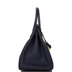 Hermes Bleu Nuit Togo Birkin 35cm Gold Hardware