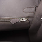 Hermes Birkin 30 Etain Togo Palladium Hardware