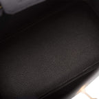 Hermes Birkin 25 Black Togo Gold Hardware
