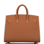 Hermes Birkin Sellier 25 Gold Veau Madame Gold Hardware