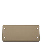 Hermes Kelly Retourne 28 Sauge Clemence Palladium Hardware