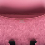 Hermes Mini Constance 18 Bubblegum 5P Epsom Palladium Hardware
