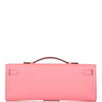 Hermes Rose D'ete Swift Kelly Cut Palladium Hardware