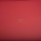 Hermes Rose Sakura Clemence Picotin Lock 18cm Palladium Hardware