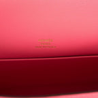 Hermes Rose Azalee Swift Mini Kelly Pochette Gold Hardware