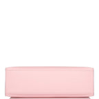 Hermes Rose Sakura Swift Mini Kelly Pochette Palladium Hardware