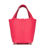 Hermes Picotin Lock 18 Rose Extreme Clemence Palladium Hardware