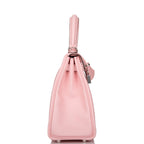 Hermes Rose Sakura Swift Retourne Kelly 25cm Palladium Hardware