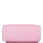 Hermes Bubblegum 5P Matte Alligator Retourne Kelly 25cm Palladium Hardware