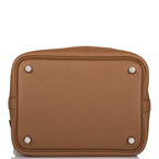 Hermes Picotin Lock 18 Alezan and Biscuit Clemence Palladium Hardware
