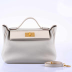 Hermes 24/24 29 Gris Perle Togo & Beton Swift Gold Hardware
