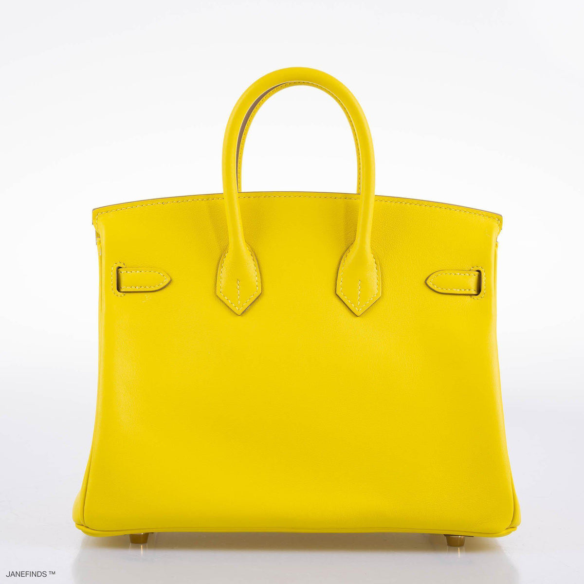 Hermes Birkin 25 Lime Swift Leather Gold Hardware - 2019, D