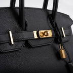 Hermes Birkin 30 Black Navillo Taurillon Leather Gold Hardware - 2020, Y