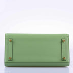 Hermes Birkin 30 Sellier Vert Criquet Madame Grain Gold Hardware - 2020, Y