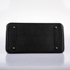 Hermes Birkin 35 Black Epsom leather Palladium Hardware - 2017, A