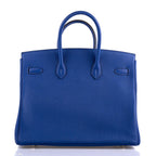 Hermes Birkin 35 Blue Electric Togo Palladium Hardware - 2015, T