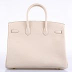 Hermes Birkin 35 Craie Epsom Gold Hardware - 2015, T